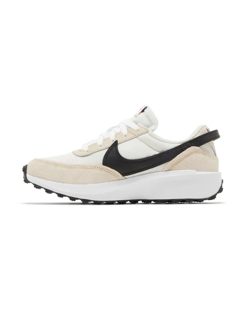 Nike Waffle Debut Sneakers Sanddrift White Black Retro Men 7.5 / Women 9